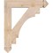Ekena Millwork Merced Arts & Crafts Smooth Bracket, Douglas Fir, 3 1/2"W x 22"D x 26"H BKT04X22X26MRC03SDF - alternate 3